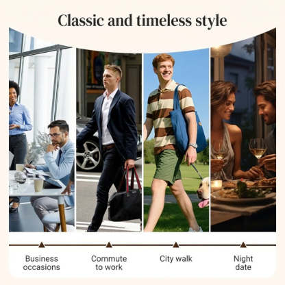 🔥 50% OFF ⏰ Classic Men’s Leather Shoes – Breathable Calfskin, Slip-On Comfort & Timeless Style! 👞✨