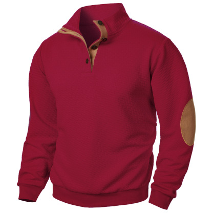 🔥Autumn and Winter Pre-sale🔥Men's Casual Long Sleeve Stand Collar Pullover Sweater