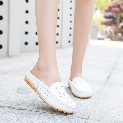 ⚡⚡⚡Clearance Sale - Women's Breathable Leather Loafers