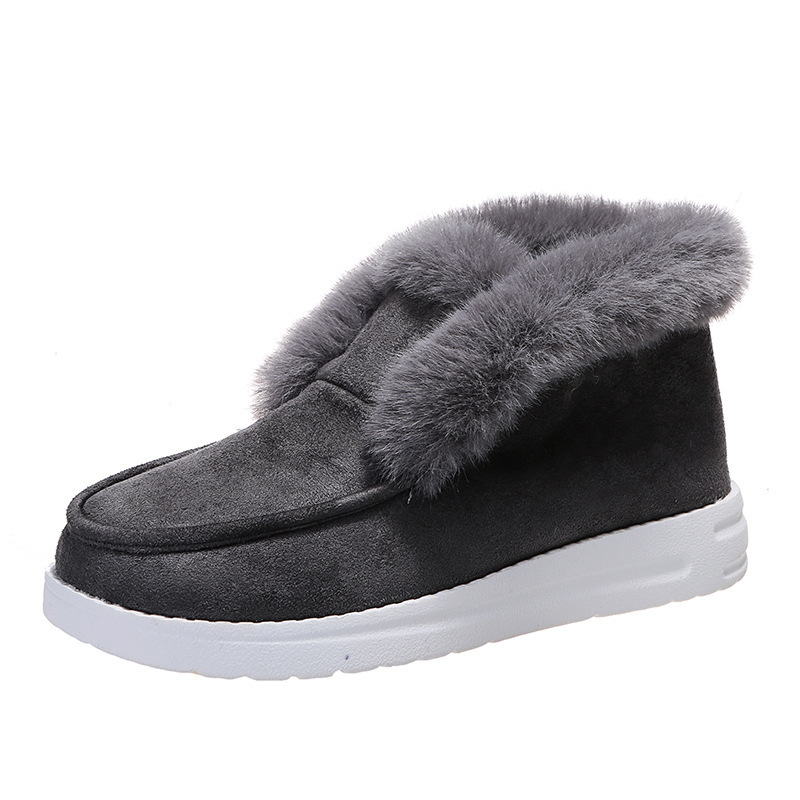 LAST DAY 75% OFF-Women Winter Warm Plush Fur Snow Ankle Boots