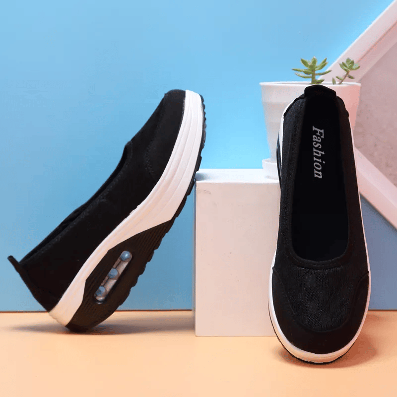 🌸🎉 Trendy Must-Have! Only a Few Left! ✨🥿💫Women's Daily Comfortable Breathable Shockproof Arch Support Orthopedic Slip-on Sneakers