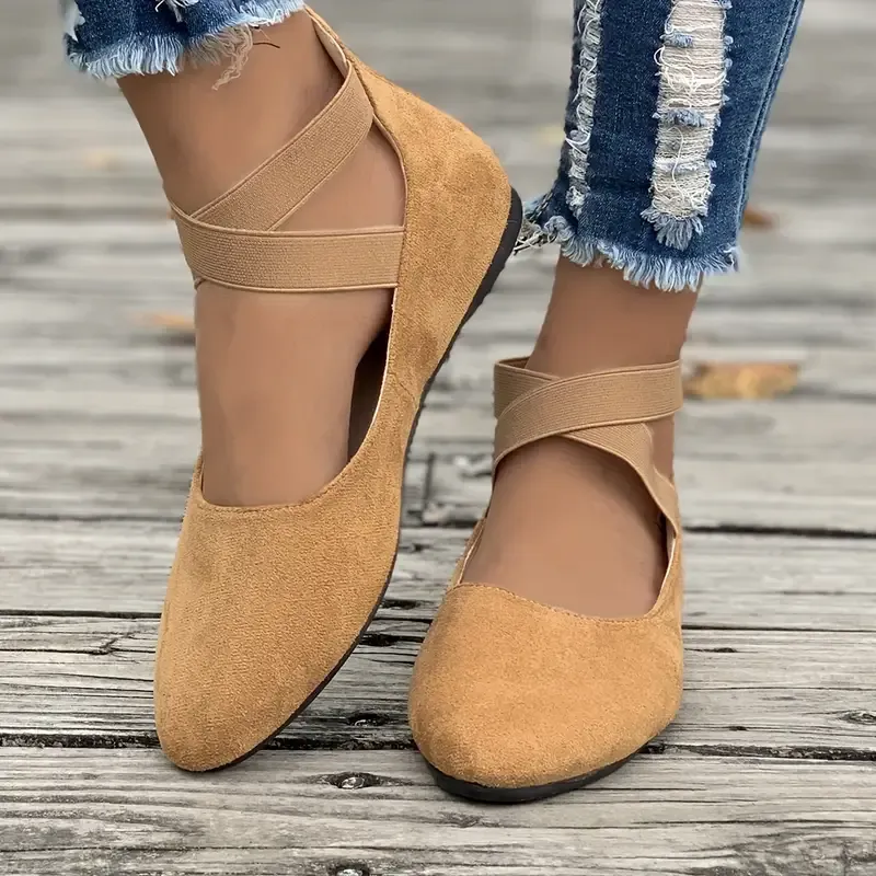 Women's Comfortable Ballet Flat Shoes - Comfortable Slip On Shoes for All Seasons