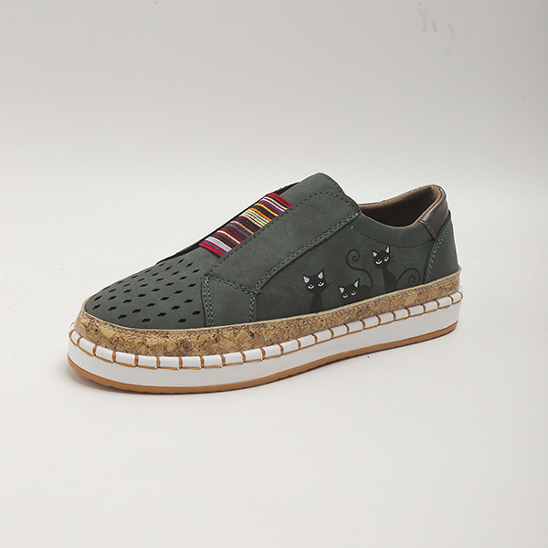 🔥LAST DAY 70% OFF - Women Comfortable Hollow Lightweight Low Top Slip On