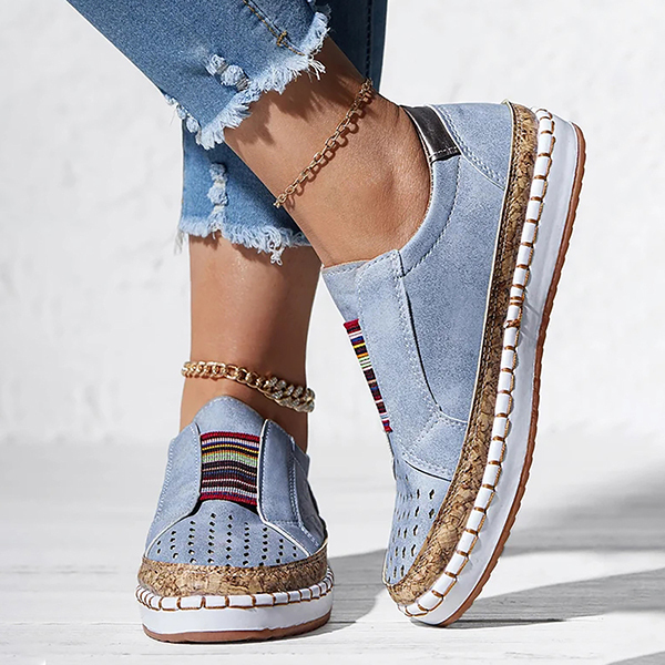 🔥LAST DAY 70% OFF - Women Comfortable Hollow Lightweight Low Top Slip On