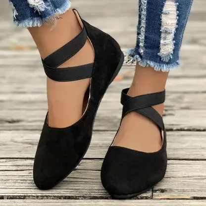 Women's Comfortable Ballet Flat Shoes - Comfortable Slip On Shoes for All Seasons