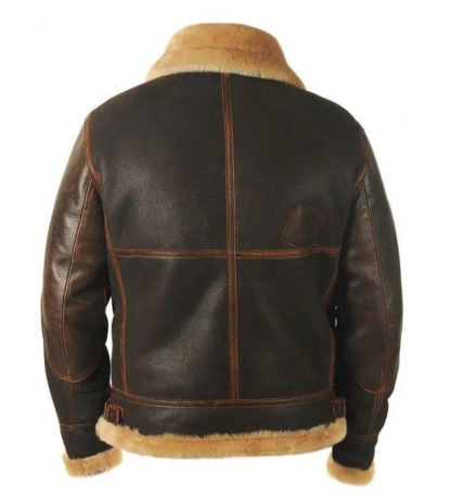 Fur One Lapel Standing Lapel Casual Warm Flight Jacket