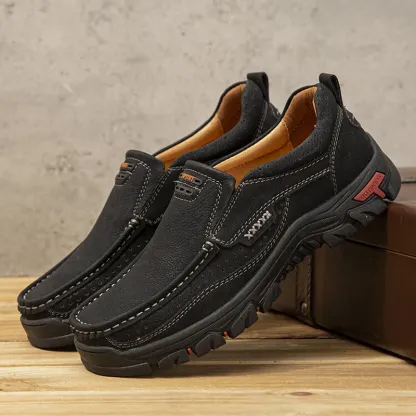 (🔥New Year Clearance sale - 50% OFF) Men's Non-slip Walking Leather Lightweight Breathable Casual Loafers