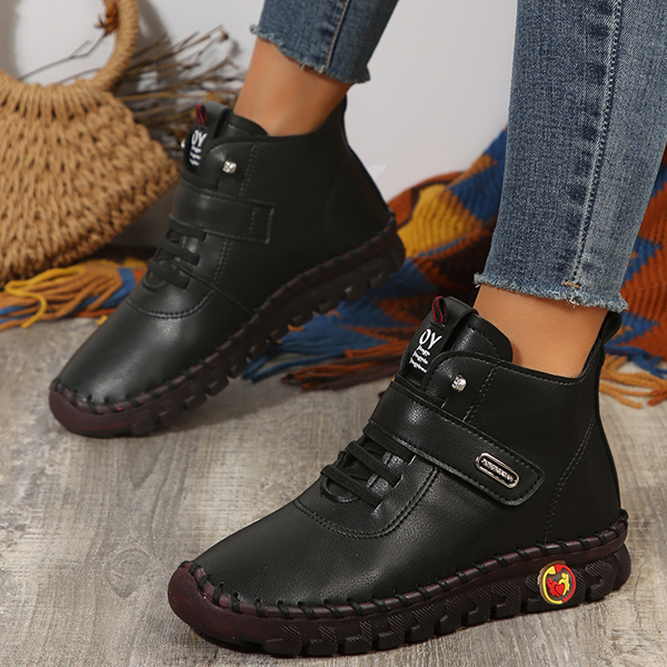 Women's Velcro Comfortable Casual Soft Sole Non-slip Ankle Boots
