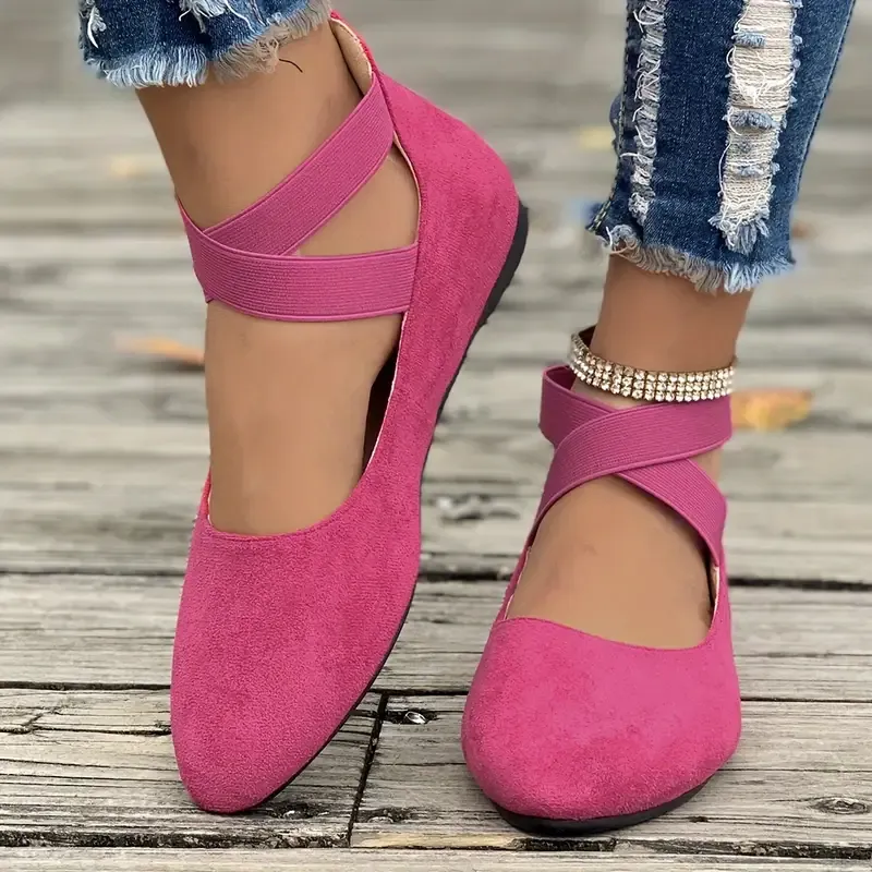 Women's Comfortable Ballet Flat Shoes - Comfortable Slip On Shoes for All Seasons