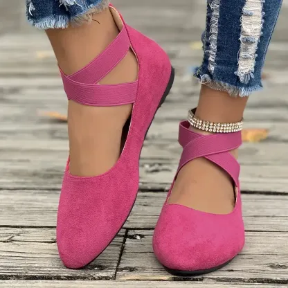Women's Comfortable Ballet Flat Shoes - Comfortable Slip On Shoes for All Seasons