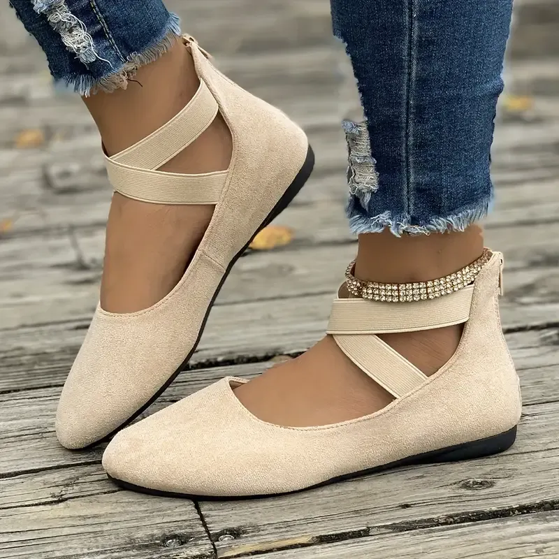 Women's Comfortable Ballet Flat Shoes - Comfortable Slip On Shoes for All Seasons