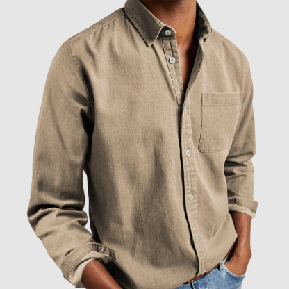 🌏Gentleman's Casual Cotton Basic Shirt (Buy 2 Get Free Shipping)