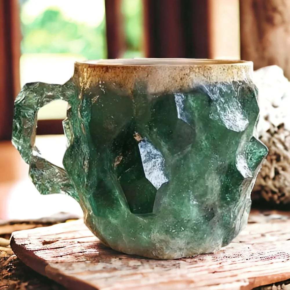 Green 🎁 Last day 49% OFF -2024 New Mineral Crystal Coffee Mugs