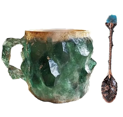 Green 🎁 Last day 49% OFF -2024 New Mineral Crystal Coffee Mugs