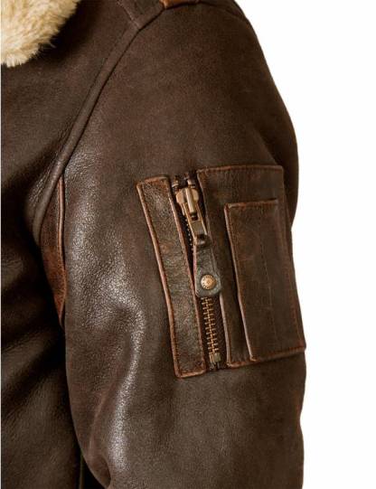B-15 FAST EAGLE SHEEPSKIN FLIGHT JACKET[FREE SHIPPING TODAY]