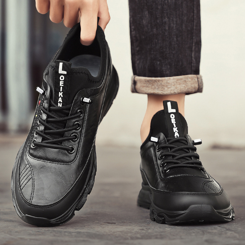 ⏰Limited Time Sale 70% OFF-Men's Casual Fashion Orthopedic Hiking Shoes – Anti-Puncture, Anti-Collision, Non-Slip Arch Support Leather Outdoor Sports Shoes for All-Terrain Performance