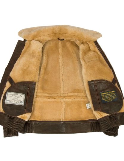 B-15 FAST EAGLE SHEEPSKIN FLIGHT JACKET[FREE SHIPPING TODAY]