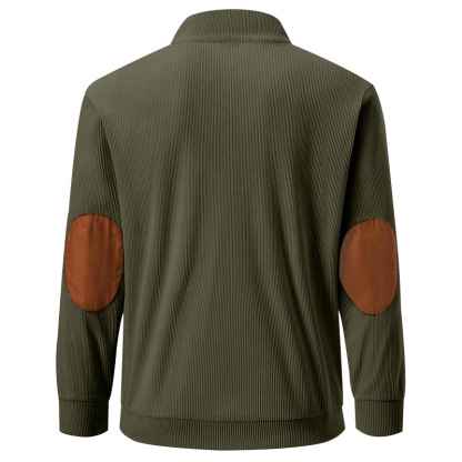 🔥Autumn and Winter Pre-sale🔥Men's Casual Long Sleeve Stand Collar Pullover Sweater