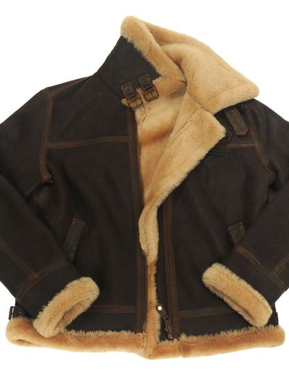 B-3 SHEEPSKIN BOMBER JACKET[FREE SHIPPING TODAY]