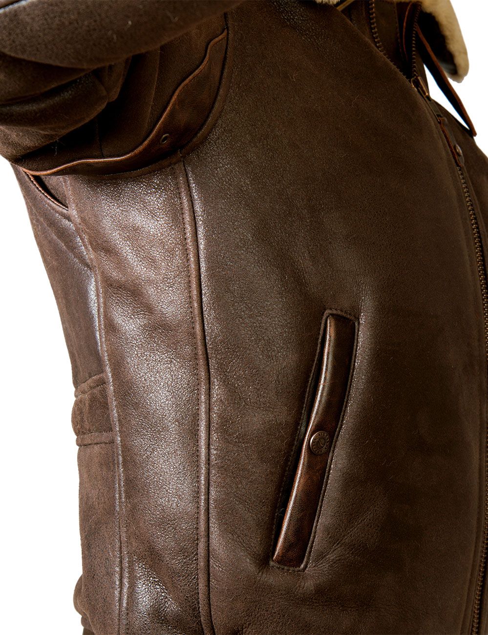 B-15 FAST EAGLE SHEEPSKIN FLIGHT JACKET[FREE SHIPPING TODAY]