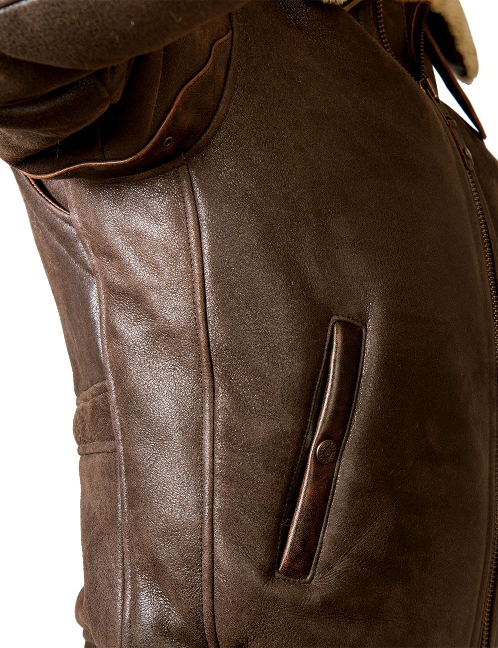 B-15 FAST EAGLE SHEEPSKIN FLIGHT JACKET[FREE SHIPPING TODAY]
