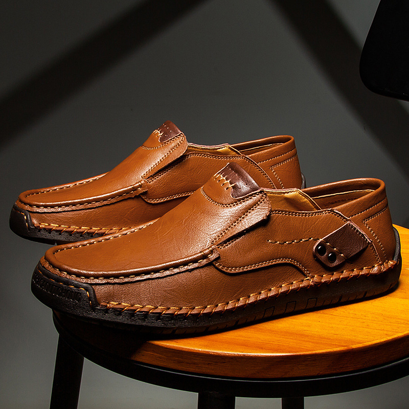 ⏰New Year sale 70% OFF 🔥 Men's Handmade Genuine Leather Slip-On Loafers