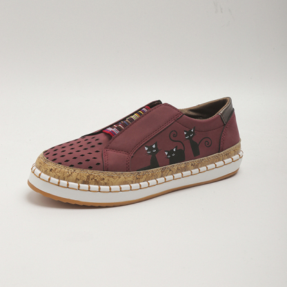 🔥LAST DAY 70% OFF - Women Comfortable Hollow Lightweight Low Top Slip On