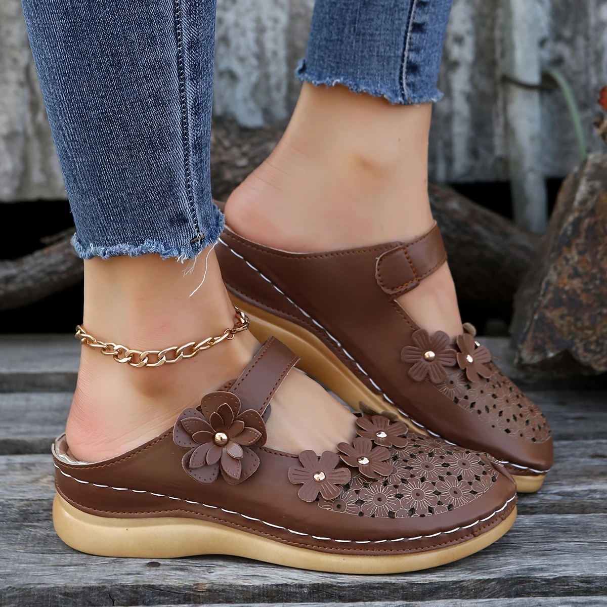 🔥LAST DAY PROMOTION 50% OFF -Women's Casual Wedge Orthopedic Slippers