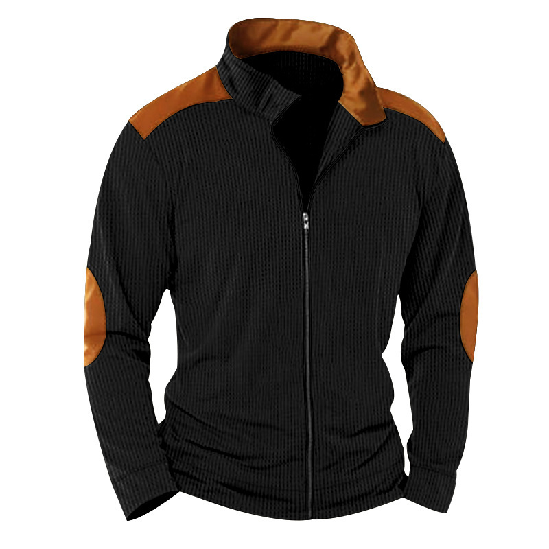 Men's Outdoor Casual Half Zip Long Sleeve Sweater
