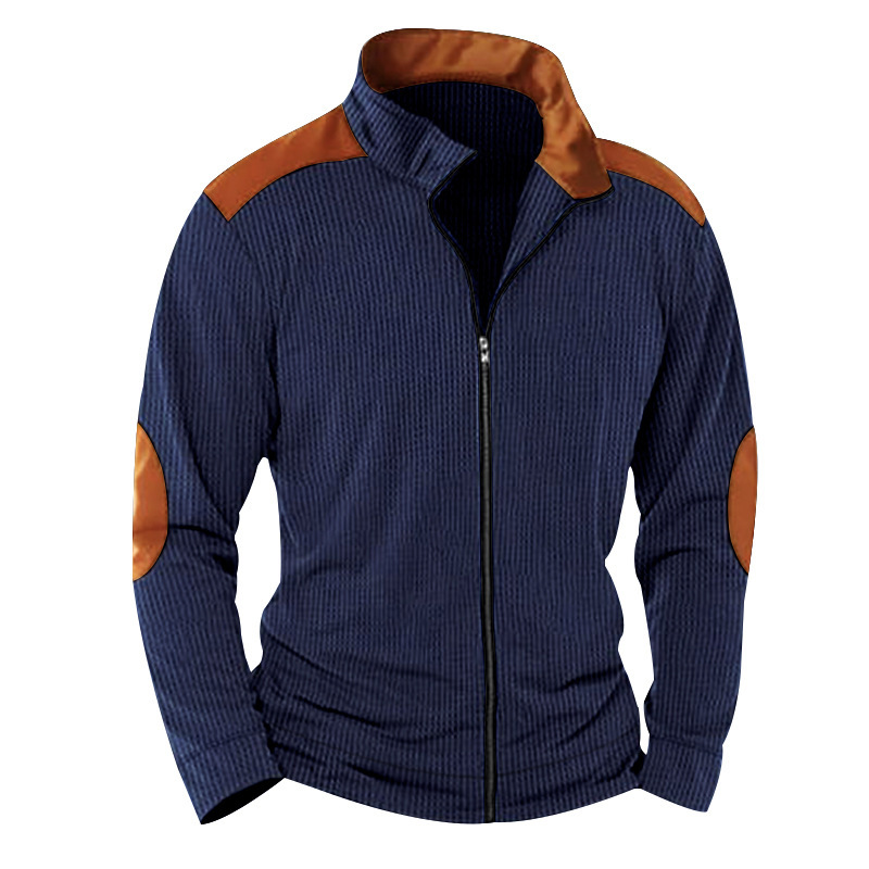 Men's Outdoor Casual Half Zip Long Sleeve Sweater