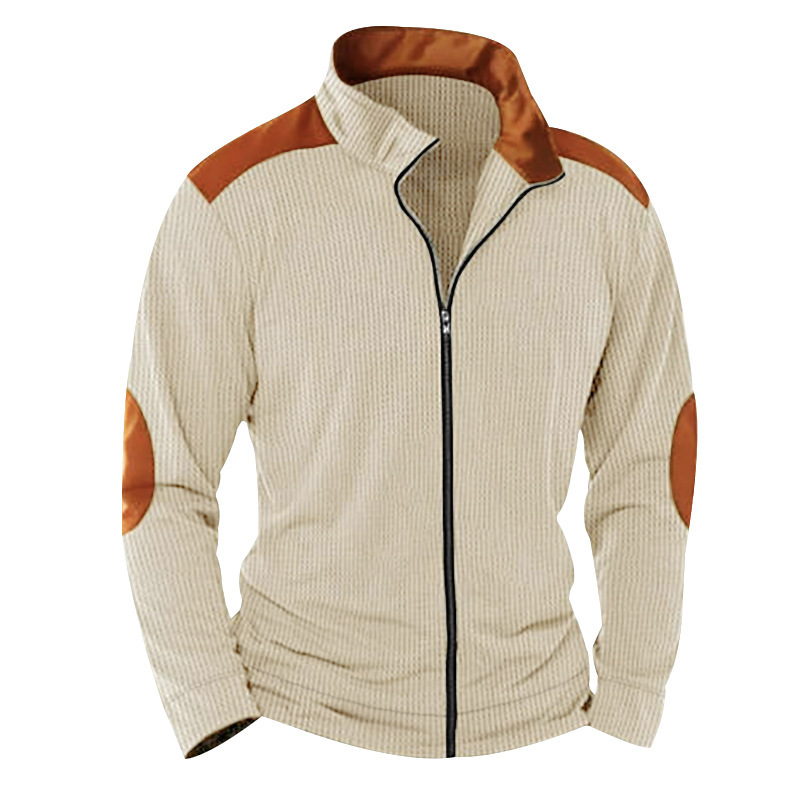 Men's Outdoor Casual Half Zip Long Sleeve Sweater