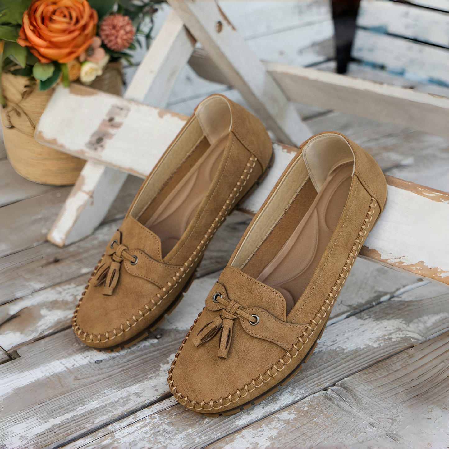 🔥Best Seller-Last Day Sale 60% OFF🔥Women's Leather Moccasins( Buy 2 Free Shipping )