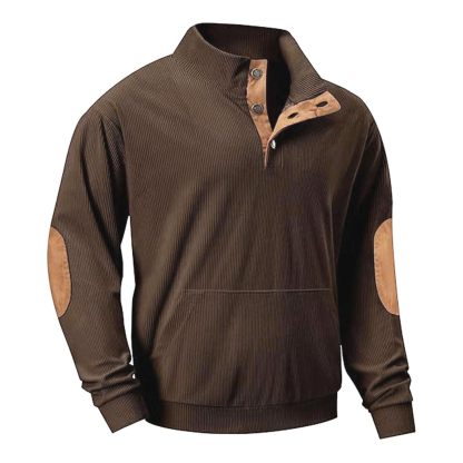 🔥Autumn and Winter Pre-sale🔥Men's Casual Long Sleeve Stand Collar Pullover Sweater