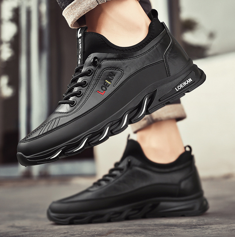 ⏰Limited Time Sale 70% OFF-Men's Casual Fashion Orthopedic Hiking Shoes – Anti-Puncture, Anti-Collision, Non-Slip Arch Support Leather Outdoor Sports Shoes for All-Terrain Performance