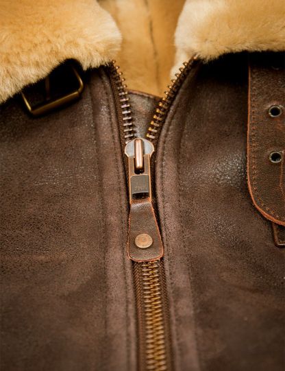 B-15 FAST EAGLE SHEEPSKIN FLIGHT JACKET[FREE SHIPPING TODAY]