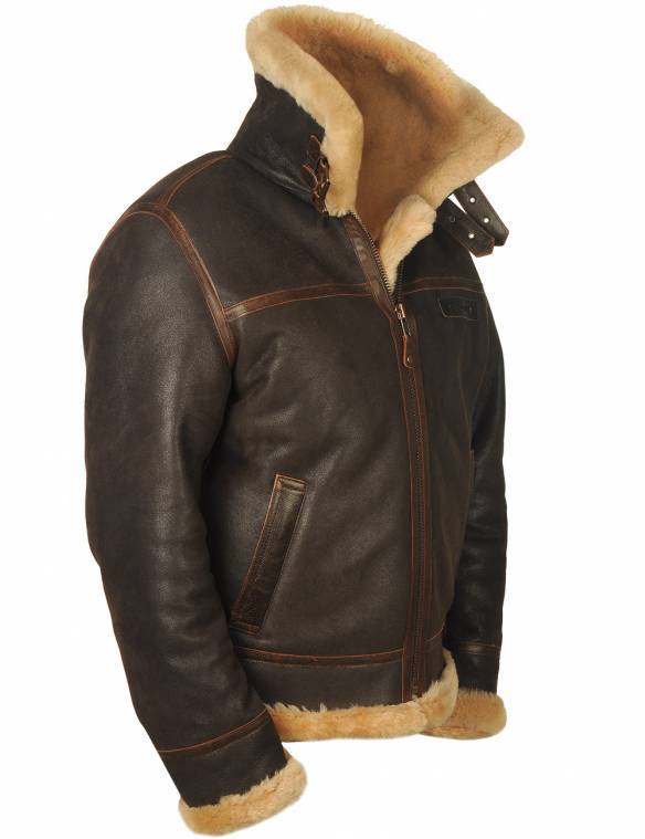 B-3 SHEEPSKIN BOMBER JACKET[FREE SHIPPING TODAY]
