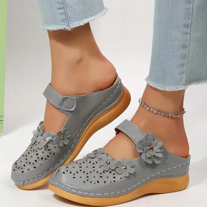 🔥LAST DAY PROMOTION 50% OFF -Women's Casual Wedge Orthopedic Slippers