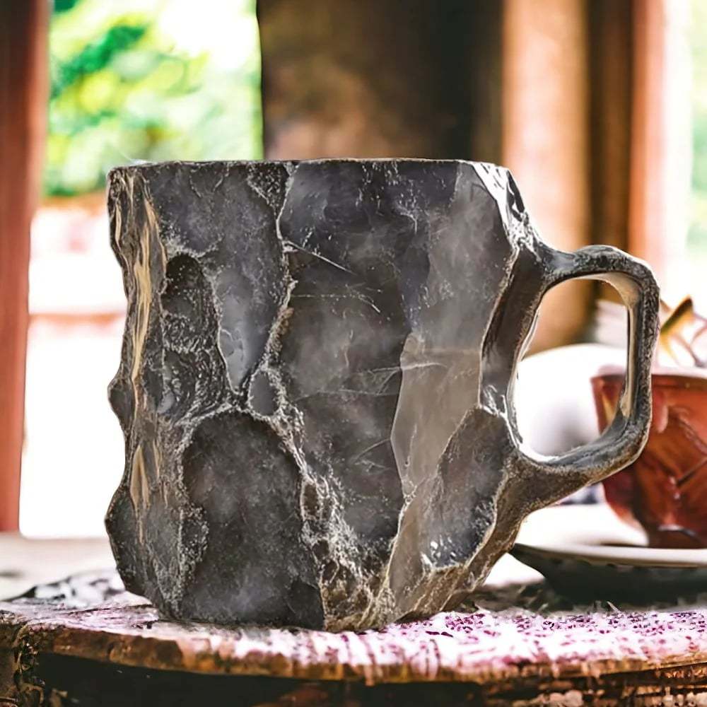 Grey 🎁 Last day 49% OFF -2024 New Mineral Crystal Coffee Mugs