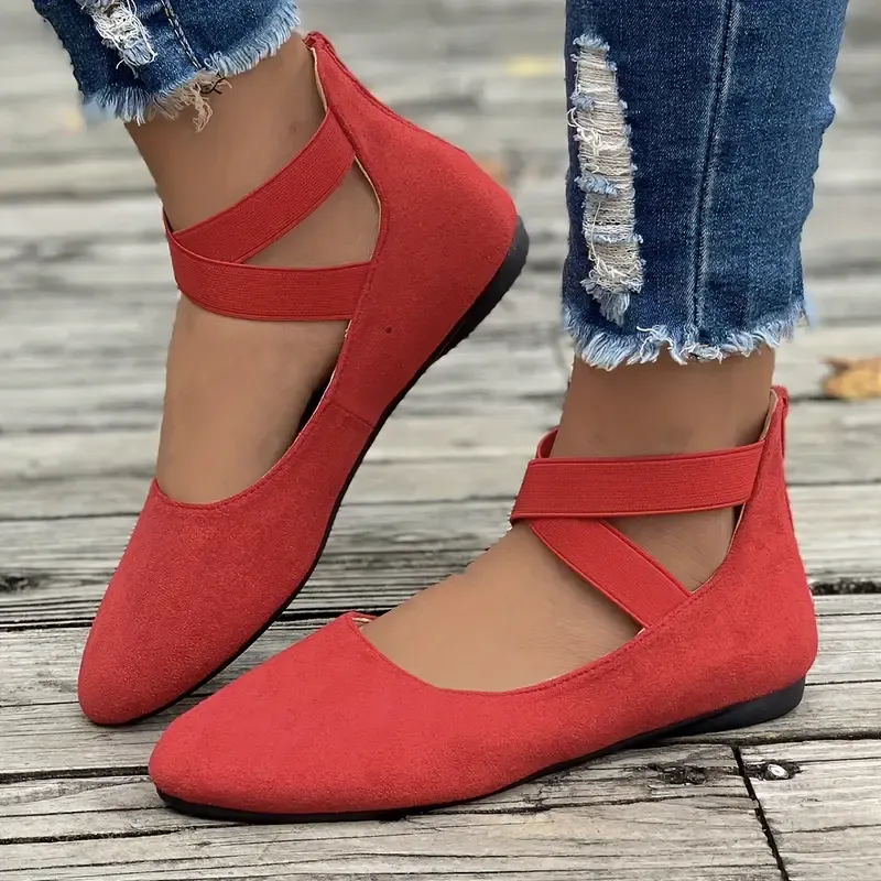 Women's Comfortable Ballet Flat Shoes - Comfortable Slip On Shoes for All Seasons