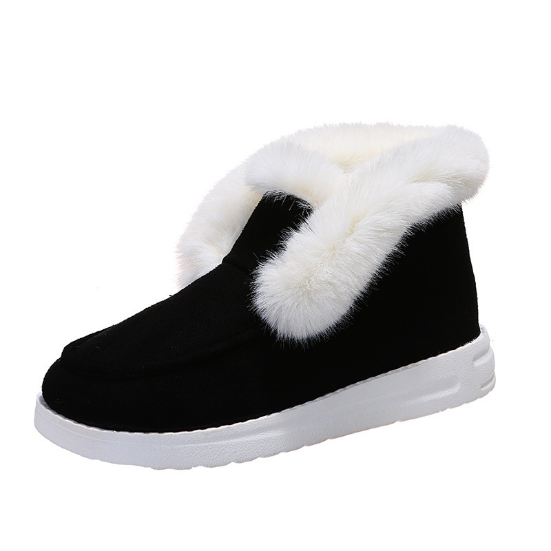 LAST DAY 75% OFF-Women Winter Warm Plush Fur Snow Ankle Boots