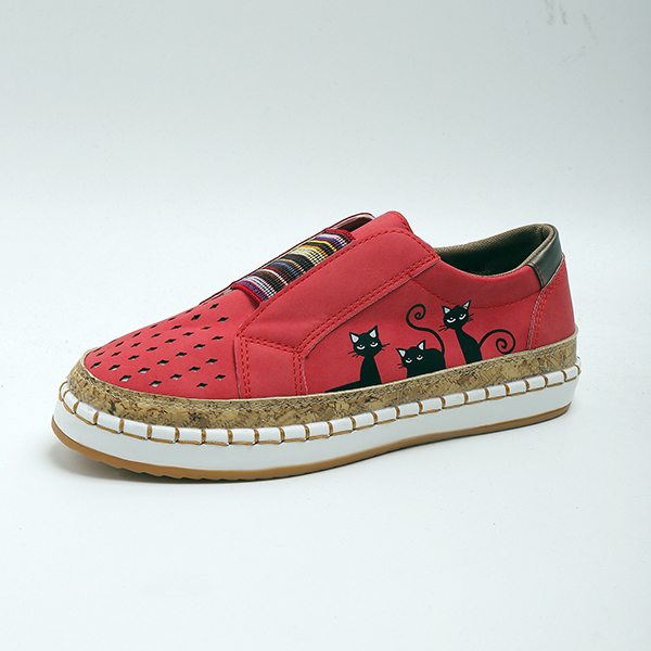🔥LAST DAY 70% OFF - Women Comfortable Hollow Lightweight Low Top Slip On