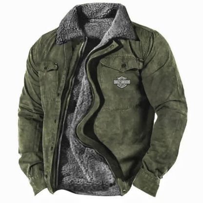🔥Only Today Free Shipping🔥Men's Winter Coat Winter Work Jackets Plush Fleece Warm Lining Zipper Tactical Outdoor Comfort Jacket