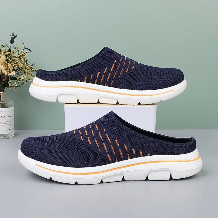 WOMEN'S BREATHABLE SOFT SOLE CASUAL HALF SLIPPERS