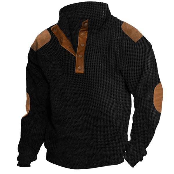 Men's Outdoor Casual Stand Collar Long Sleeve Sweatshirt