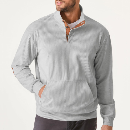 🔥Autumn and Winter Pre-sale🔥Men's Casual Long Sleeve Stand Collar Pullover Sweater