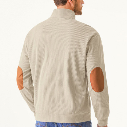 🔥Autumn and Winter Pre-sale🔥Men's Casual Long Sleeve Stand Collar Pullover Sweater