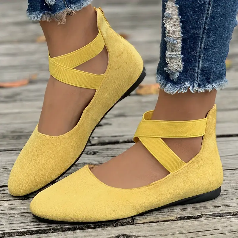 Women's Comfortable Ballet Flat Shoes - Comfortable Slip On Shoes for All Seasons