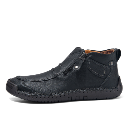 ⏰ Limited-Time 70% OFF – Men’s Handmade Leather Driving Boots | Wide Toe, Arch Support, Waterproof, Pressure Relief, Non-Slip Comfort for Everyday & Travel
