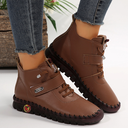 Women's Velcro Comfortable Casual Soft Sole Non-slip Ankle Boots