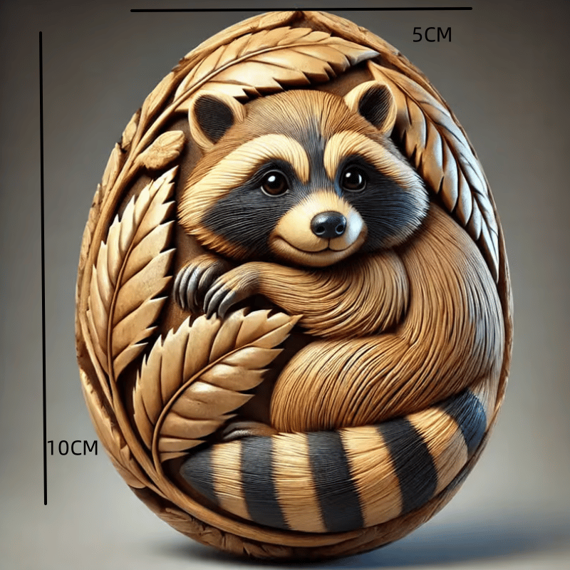 Animal Easter Carving Craft Egg